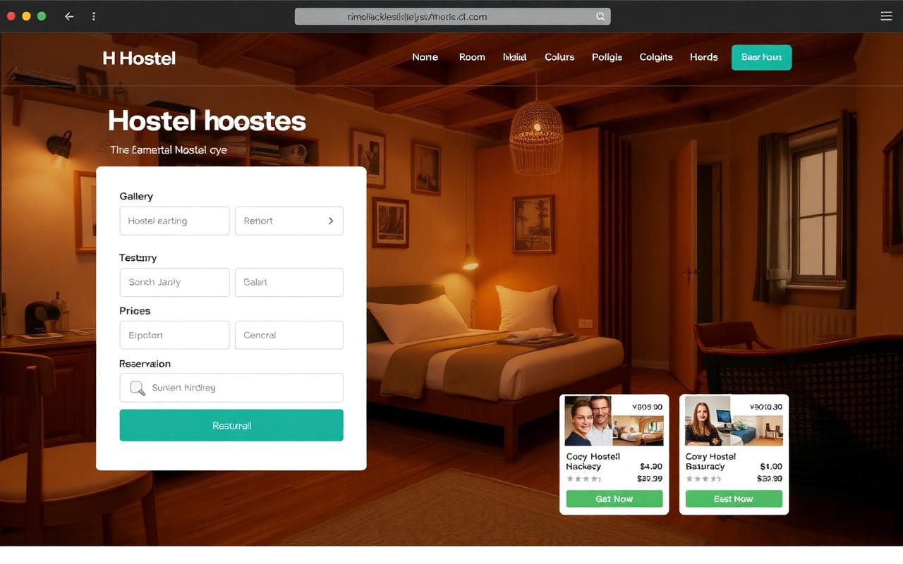 Projekt w portfolio: Intownhostel & Ifhostel (WordPress · Usługi)