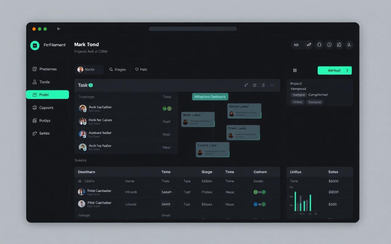 Projekt w portfolio: System zarządzania projektami (Laravel · System)
